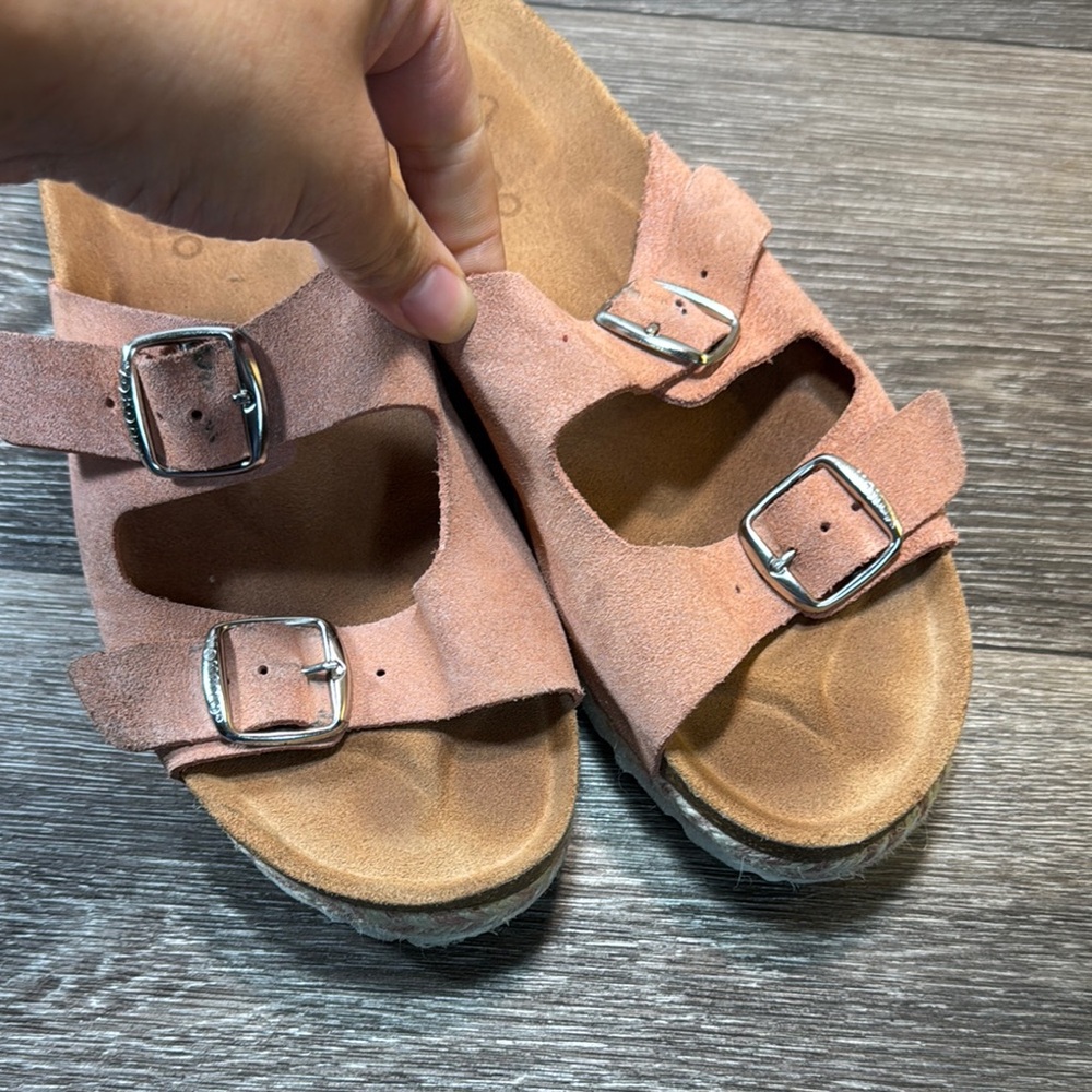 Yokono pink leather sandals woman’s size 9.5 (s33) - Picture 7 of 8